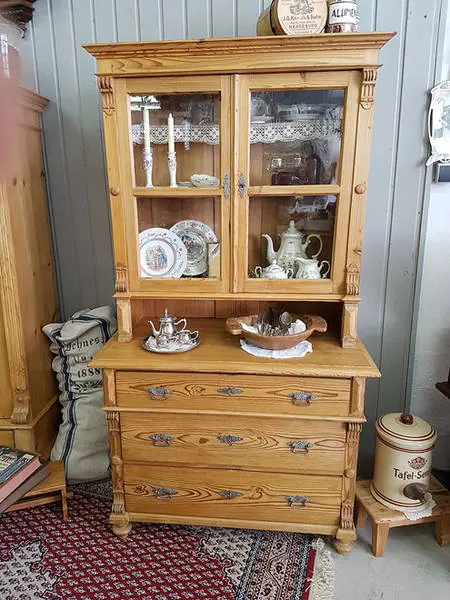 Schöne kleine Aufsatzkommode um 1880 (AufSchr_Gr001) – Antik Mitwitz