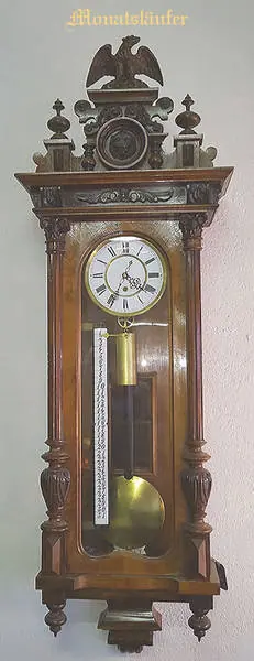 Seltener Monatsläufer um 1880 (Gew_Reg 0001) – Antik Mitwitz