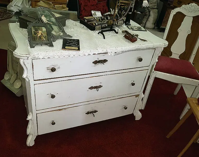Louis Philippe Kommode um 1860 (Ko_Shabby 001) – Antik Mitwitz