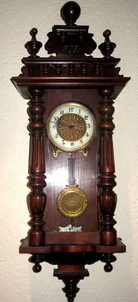 Gründerzeit Regulator um 1880 (Reg_Gr 023) – Antik Mitwitz