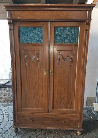 Jugendstil Schrank um 1910 (Schr_Jg 001) – Antik Mitwitz