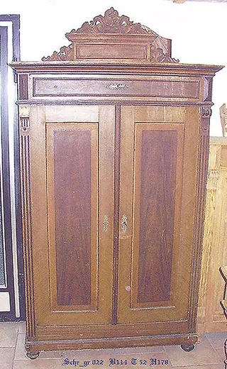 Gründerzeit Schrank um 1880 (Schr_Jg 014) – Antik Mitwitz