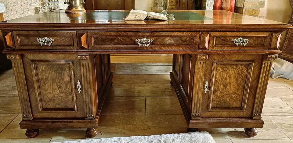 Schreibtisch um 1880 (SchrTis_Gr 003) – Antik Mitwitz