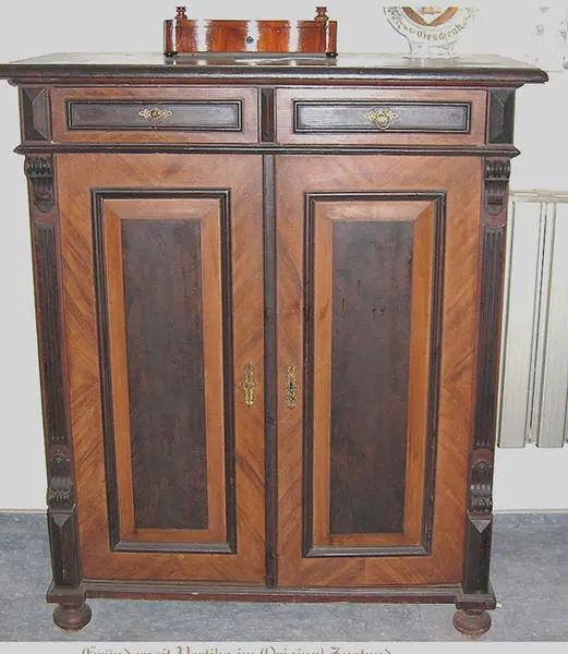 Gründerzeit Vertiko um 1880 (VT_Gr 020) – Antik Mitwitz